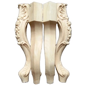 Bàn Trang Trí Kiểu Cổ Ghế Sofa Chân Gỗ Chạm Khắc Chân Đồ Nội Thất - Product Image 1