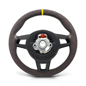 Volante sin Palanca de Cambios Color Gris para Porsche Panamera Cayman 987 718 Cayenne <span class=keywords><strong>Macan</strong></span> Taycan 991 992 911 - Product Image 2