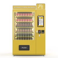 Distributeur automatique intelligent de boissons et de snacks en métal, fonction SDK pour magasins, certifié CE, capacité de 200-300 pièces, écran tactile LCD