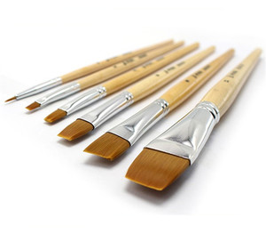 Pennelli per Artisti Yihuale con Punte in Nylon Sintetico per Pittura Acrilica, a Olio e Acquerello, Materiali Artistici - Product Image 3