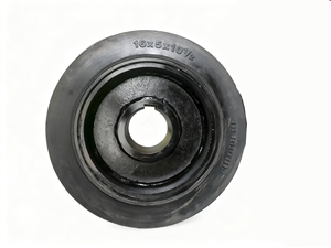 ยางรถยกแบบตันใหม่ 16*7*10 1/2 406x178x266 ขอบเหล็กแบบกดติด รับน้ำหนักได้ 2500 กก. สำหรับร้านอาหารและโรงแรม - Product Image 4