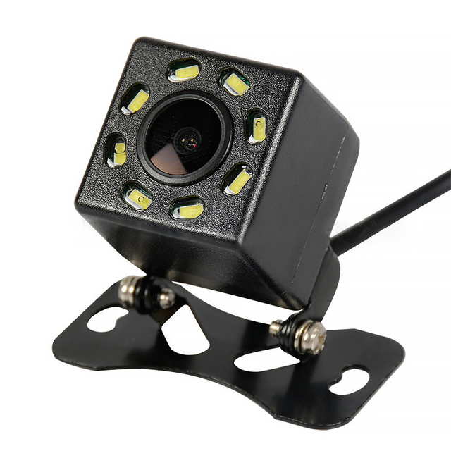 8 LED Waterproof Rearview Camera with CMOS Image Sensor Effective Car Parking Assistance and Reversing Aid