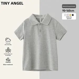 Camiseta Infantil Transpirable con Cuello Solapa y Manga Corta, Estilo Tie-Dye, para Niños y Niñas, Uniforme Escolar Versátil, <span class=keywords><strong>Shopee</strong></span> Transfronterizo - Product Image 5