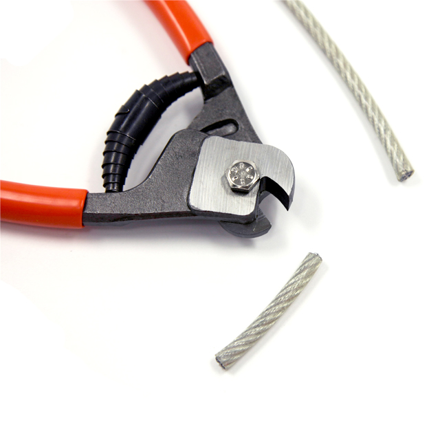 Plastic Dipping Handles Wire Rope 8 in Plier Cutter Wire Cable Cutter