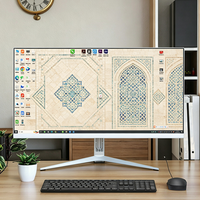 Monitor Profesional Curvo de 27 Pulgadas sin Bordes, Monitores de Juego 4k, Monitores LCD para Escritorio
