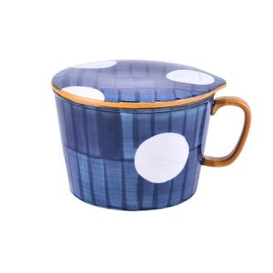 Cuenco japonés para fideos instantáneos, cuencos de arroz para horno, taza de leche para <span class=keywords><strong>el</strong></span> desayuno, resistente al calor, con mango de tapa, 40oz - Product Image 1