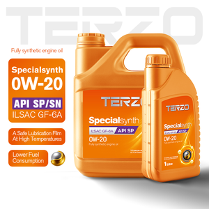 Huile moteur entièrement synthétique TERZO <span class=keywords><strong>10W40</strong></span> pour véhicules 4 temps, additifs anti-usure, changement de vitesse fluide, scooters 5W30 5W40 certifiés API - Product Image 1