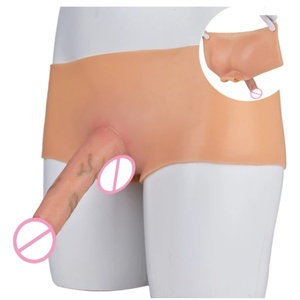 Pantalones de silicona líquida realistas con forma de pene, bragas de alta elasticidad para realce de glúteos grandes para mujeres, lesbianas, travestis y transgénero. - Product Image 5