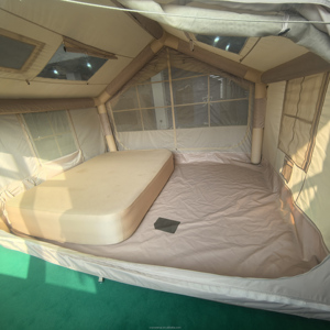 オックスフォード420Dインフレータブルテント 7.5平方メートル 5～6人用 ワンベッドルーム クイックオープン 防水 ポータブル アウトドア - Product Image 1