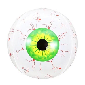 Ballon de <span class=keywords><strong>plage</strong></span> transparent effrayant de 22 pouces avec œil sanglant, 3 couleurs, ballon gonflable pour Halloween, fête au bord de <span class=keywords><strong>la</strong></span> piscine, décoration d'horreur, vente en gros - Product Image 3