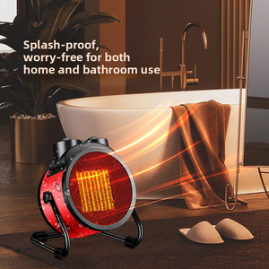 Chauffage électrique portable <span class=keywords><strong>mini</strong></span> en céramique 3000W, élément chauffant PTC avec fonctions de ventilation et d'éclairage pour la maison, la <span class=keywords><strong>serre</strong></span>, la ferme - Product Image 1