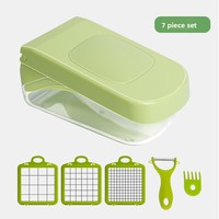 Manuel du produit exclusif : Coupe-légumes multifonctionnel, râpe à pommes de terre, hachoir à oignons, en ABS et acier inoxydable