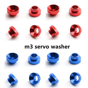铝合金 M3 伺服垫圈垫片套件适用于遥控车船转向装置 <span class=keywords><strong>FUTABA</strong></span> SANWA VP-<span class=keywords><strong>PRO</strong></span> HITEC SAVOX - Product Image 3