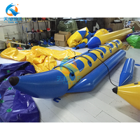 Tianxu TX-wt023 Prix usine Bateau banane gonflable hermétique pour 6 personnes, motif raie manta volante, certifié CE, pour l'extérieur