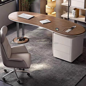 Hogar muebles de madera de lujo de <span class=keywords><strong>diseño</strong></span> moderno <span class=keywords><strong>Silla</strong></span> de <span class=keywords><strong>escritorio</strong></span> del presidente conjunto de mesa de oficina ejecutiva Director Jefe <span class=keywords><strong>Escritorio</strong></span> de oficina para la venta - Product Image 3