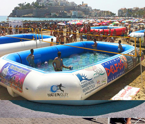 Piscina inflable redonda para niños, piscina hinchable con tobogán - Product Image 4