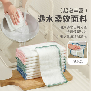 8 Layer Thickened Dishcloth Kitchen Cleaning Cloth Oleophobic Mesh Absorbent Towel For Pots And Pans - Product Image 2