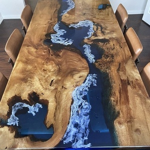 Custom Size Custom Made Factory Wholesale Dinning <strong>Table</strong> <strong>Top</strong> Epoxy <strong>Resin</strong> - Product Image 3