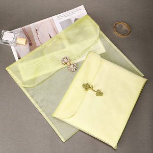 Bolsas de Organza Personalizadas con Logotipo para Invitaciones de Boda, Tarjetas de Banquete, Bolsas de Embalaje de Organza de Alta Densidad para Regalos - Product Image 1