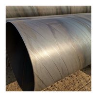 Tuyau hydroélectrique de grand diamètre en acier au carbone ASTM GS laminé à chaud, soudé en spirale, services de cintrage et de découpe de tuyaux API pour l'industrie pétrolière XLT