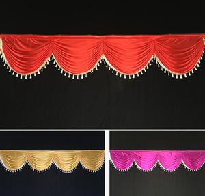 <span class=keywords><strong>ผ้า</strong></span><span class=keywords><strong>ม่าน</strong></span>ตกแต่งลายคลื่น<span class=keywords><strong>ผ้า</strong></span>ไหมน้ำแข็งพื้นหลังสำหรับ<span class=keywords><strong>จัด</strong></span>เลี้ยงร้านอาหารกลางแจ้งสไตล์ทันสมัย - Product Image 2