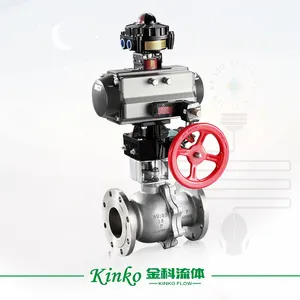 Factory Wholesale Casting Steel O Ball Valve Floating Pneumatic O Ball Valve