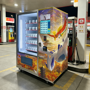 Distributeur automatique commercial YISO avec écran tactile de 21,5 pouces, distributeur automatique réfrigéré à ressort hélicoïdal pour boissons et en-cas - Product Image 1