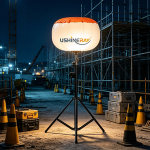 Battery Powered <b>led</b> <b>work</b> <b>light</b> stand 60W IP54 <b>LED</b> balloon <b>light</b> tower for Incident Response - Product Image 5