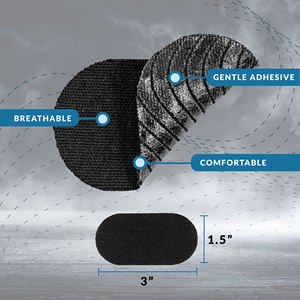 Fita boca colágeno preto Private Label e tiras nasais para dormir anti-ronco ajuda sono fita para respiração nasal melhorada - Product Image 3