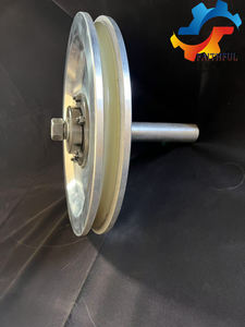 와이어 톱 기계 맞춤형 OEM 지원용 D300mm 플라이휠/풀리 액세서리 - Product Image 3