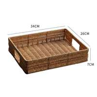 OEM PP Rattan Opbergmanden Ecologisch Verantwoorde Plastic Geweven Organizer voor Eten Wasmand Cadeaupakket Fabrieksprijs