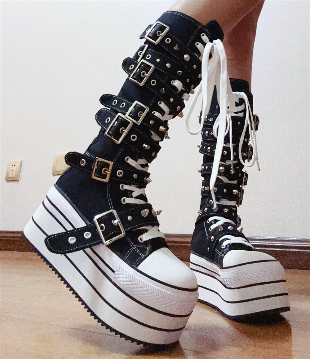 Vintage Rivet Wasteland Style Punk Subculture Y2k Custom Thick