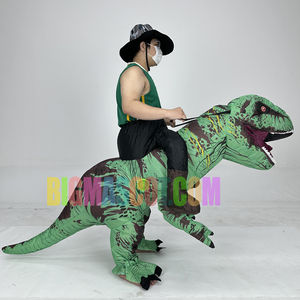 Walking Dragon poliéster inflable Cosplay dinosaurio mascota disfraz para fiesta de carnaval, alquiler, eventos, promoción publicitaria - Product Image 2