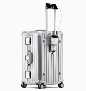 Aluminum Frame Travel Trolley With Silent Wheels 20, 22, 24, 26 Inch Durable <strong>Hard</strong> <strong>Shell</strong> Customized Traveling <strong>Suitcase</strong> Luggage - Product Image 5