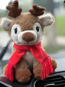 <span class=keywords><strong>Dessin</strong></span> de peluche personnalisable Jouets en peluche de renne OEM & ODM animaux en peluche avec ventre blanc - Product Image 6