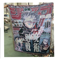 Low MOQ Custom Woven Jacquard Blanket Custom Rug Custom Anime Tapestry Woven Blanket