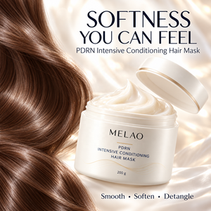 Masque capillaire PDRN personnalisé avec logo, kératine, huile d'argan, contrôle des frisottis, lissage, soin profond pour cheveux secs, masque capillaire PDRN - Product Image 3