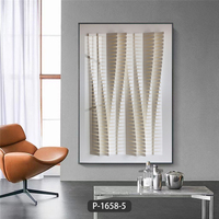 Carreaux muraux abstraits minimalistes modernes de production en série pour meubles de salon