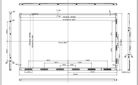 Écran LCD TFT IPS FHD 23,8 pouces 1920x1080 avec rétroéclairage LED blanc pour moniteurs de bureau, tapis roulants, kiosques commerciaux