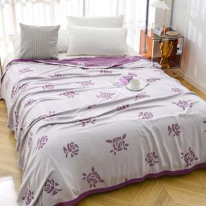 <span class=keywords><strong>Couverture</strong></span> d'été rafraîchissante en bambou, très respirante et au toucher soyeux, en promotion - Product Image 5