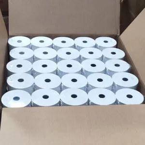 Papel térmico registrado em dinheiro 80x80 receptores till papéis rolos de fábrica