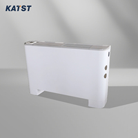 Ventilateur hydraulique à courant continu, système d'eau réfrigérée ultra mince vertical, prix unitaire de la bobine de ventilateur Fcu pour le chauffage et le refroidissement de la maison