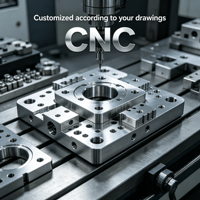 Piezas de Control Numérico CNC con Absorción de Impactos, Accesorios de Amortiguación Industriales Personalizados Según se Requiera