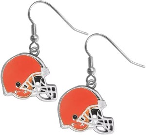 Envío rápido Sport Chicago Bears Swirl Heart Pendientes Multicolor Team logo Pendientes colgantes - Product Image 3