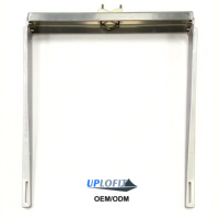 Kit de support de montage pour panneaux solaires électriques, 50-100W, aluminium AL5052, angle réglable pour systèmes hors réseau, OEM/ODM UPAB011