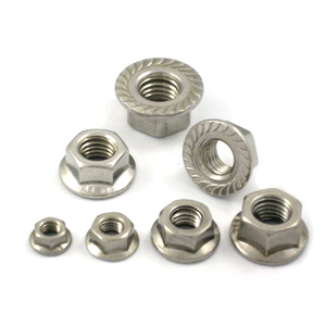 Vente en gros d'écrous à bride de blocage en acier au carbone M3 M4 M6 M7 M8 M10 M12 Écrou hexagonal <span class=keywords><strong>avec</strong></span> <span class=keywords><strong>rondelle</strong></span> d'écrou à bride rotative - Product Image 2
