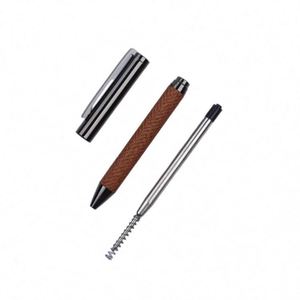 Custom Custom Metal Ballpoint <b>Pen</b> with Logo Slim Signature Design <b>Multi</b>-<b>Colored</b>/Black Ink for Corporate Advertising Promotions - Product Image 3