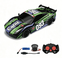 Voiture RC pas chère, camion télécommandé 27 MHz 4 canaux, jouet de course et de cascades 4x4 avec portée de 100 m, intérieur-extérieur