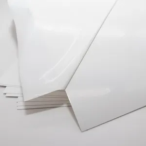 批发乙烯基蛋壳贴纸材料白色可印刷易碎标签