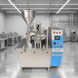 Machine industrielle automatique de remplissage et de scellage rotative à 6 stations pour les produits laitiers (lassi, curd, shrikhand, yaourt) - Product Image 4